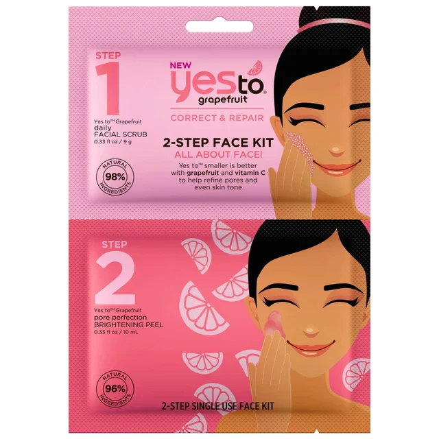 yes to Grapefruit 2-Step Face Kit