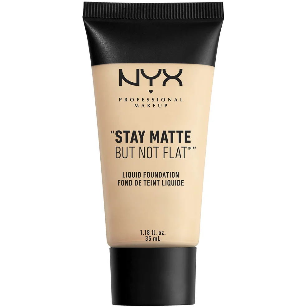 NYX Professional Makeup Stay Matte But Not Flat Liquid Foundation (Various Shades) Image 1