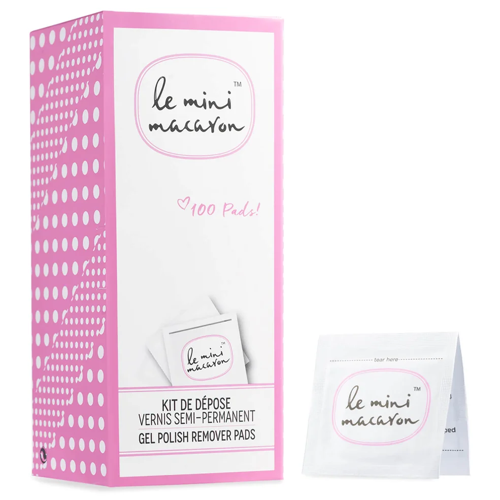 Le Mini Macaron Gel Removal Pads (100 Pads) Image 1