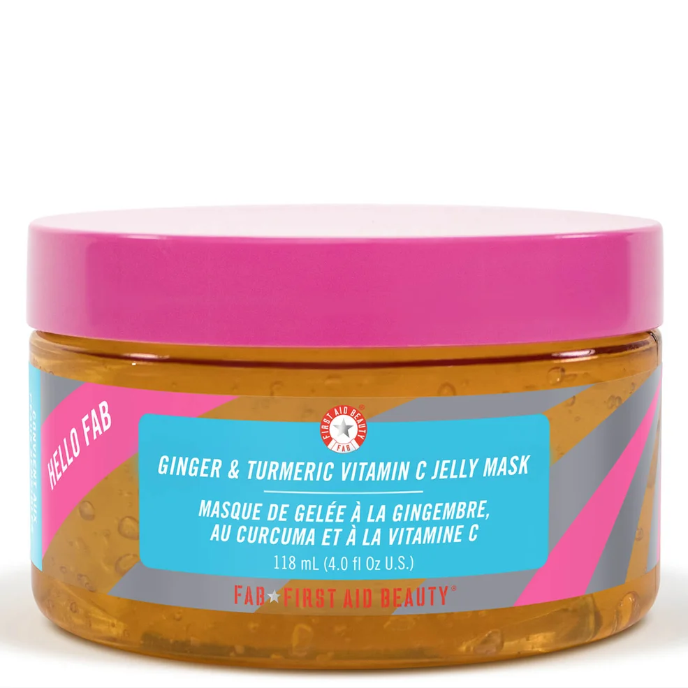 First Aid Beauty Hello FAB Ginger and Turmeric Vitamin C Jelly Mask Image 1