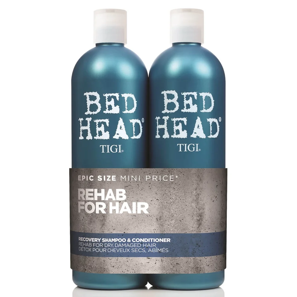 Bed Head by TIGI Recovery Shampoo & Conditioner Set 750ml Image 1