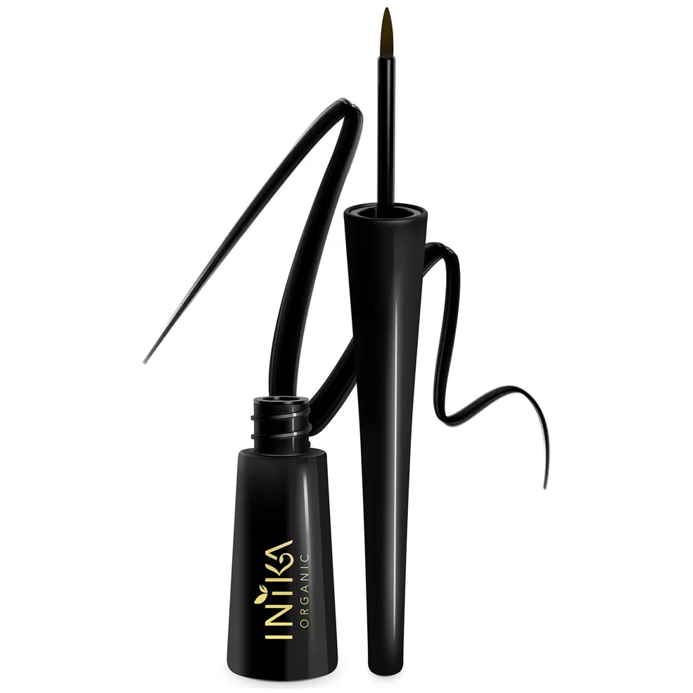 INIKA Certified Organic Liquid Eyeliner 3.5ml (Various Shades) Image 1