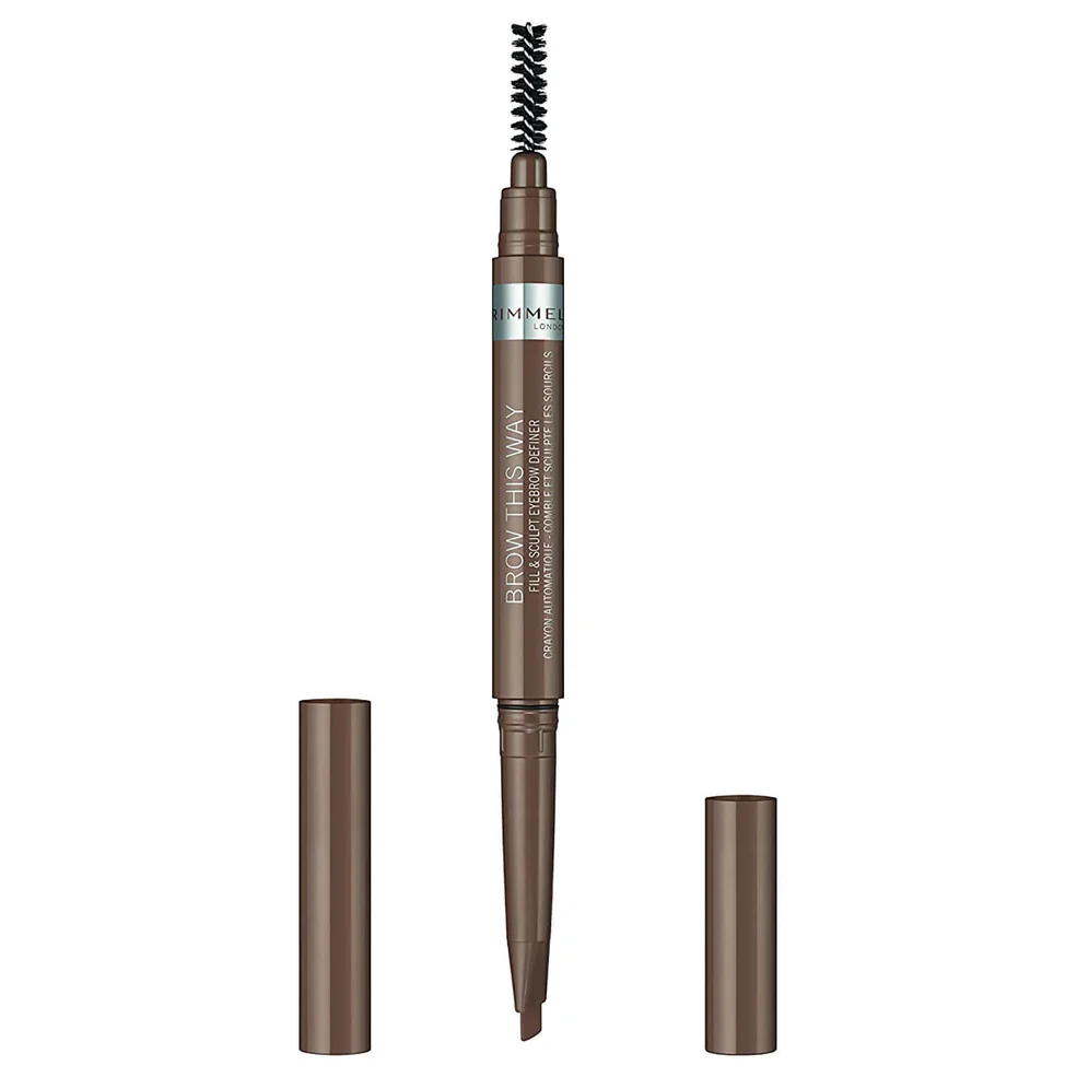 Rimmel Brow This Way Fill and Sculpt Eyebrow Definer 0.4g (Various Shades) Image 1