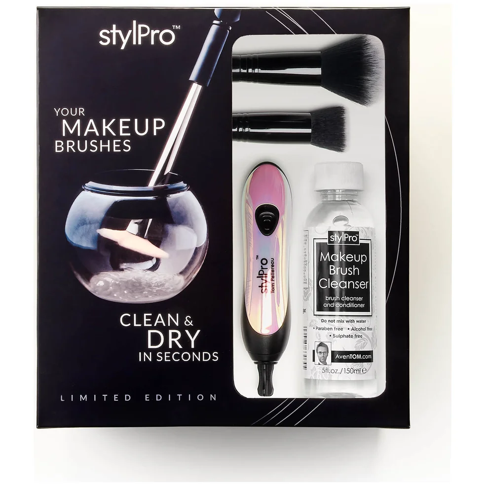 StylPro Limited Makeup Brush Cleaner Gift Set - Pearlescent Image 1