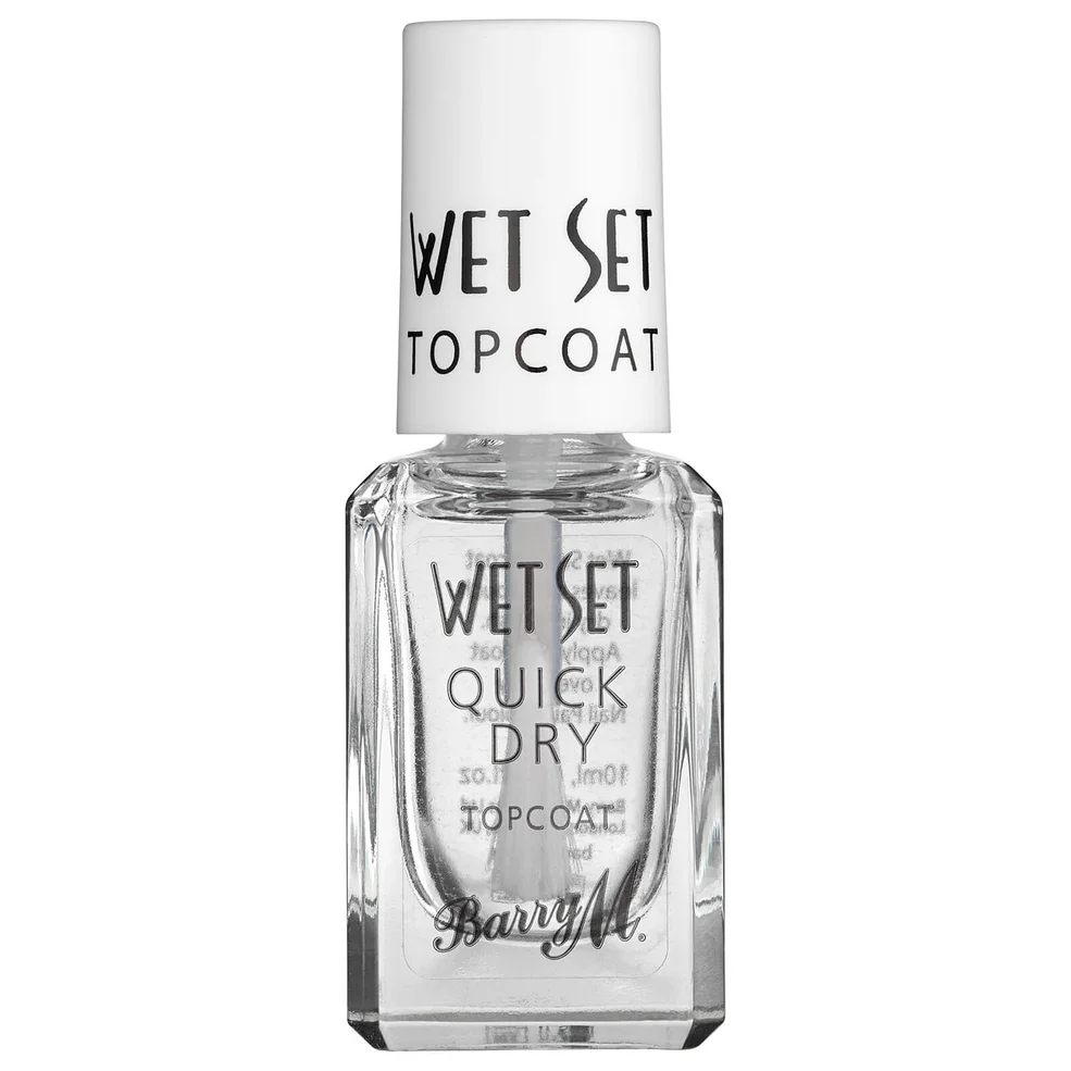 Barry M Cosmetics Wet Set Quick Dry Topcoat Image 1