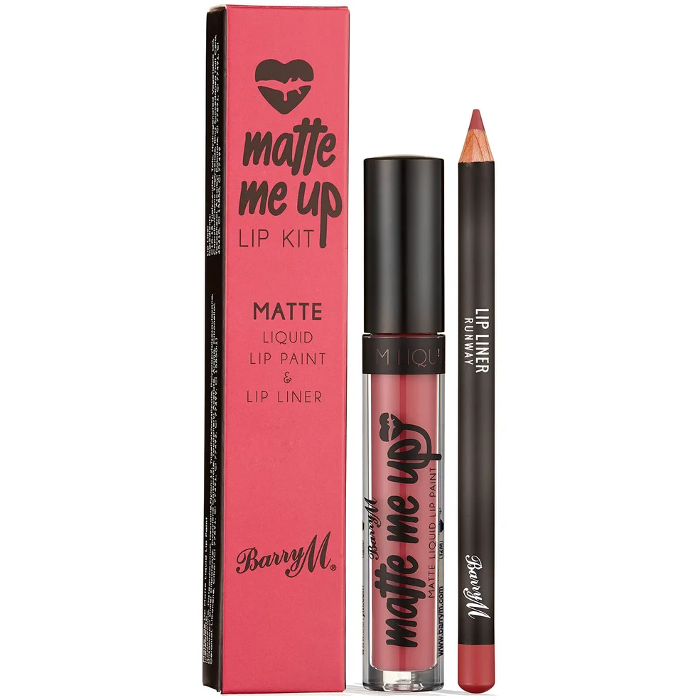 Barry M Cosmetics Matte Me Up Lip Kit (Various Shades) Image 1
