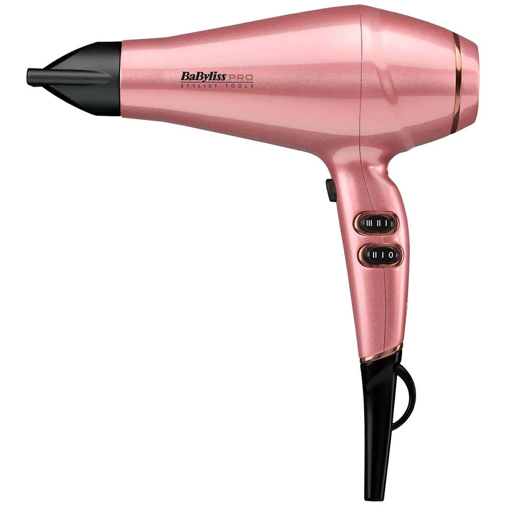 BaByliss PRO Keratin Lustre Hair Dryer - Pink Blush Image 1