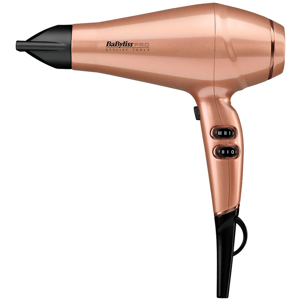 BaByliss PRO Keratin Lustre Hair Dryer - Rose Gold Image 1
