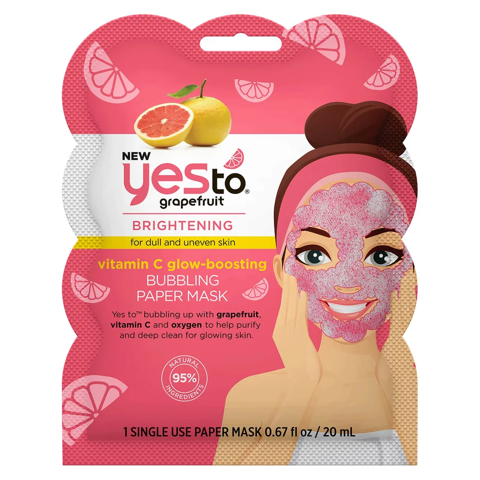 yes to Grapefruit Bubbling Mask Image 1