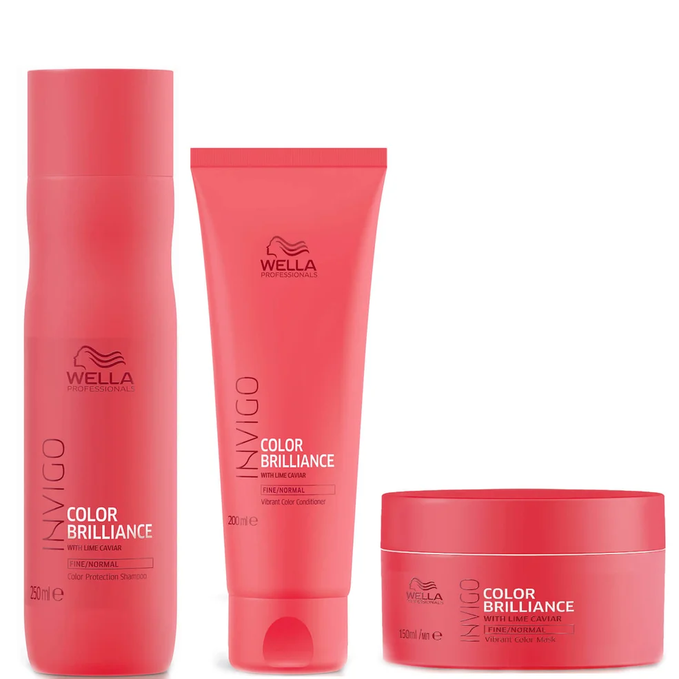 Wella INVIGO Color Brilliance Trio for Fine Hair Image 1