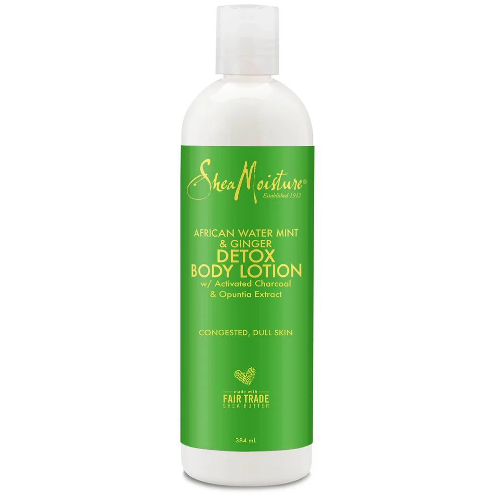 Shea Moisture African Water Mint & Ginger Detox Body Lotion 384ml Image 1
