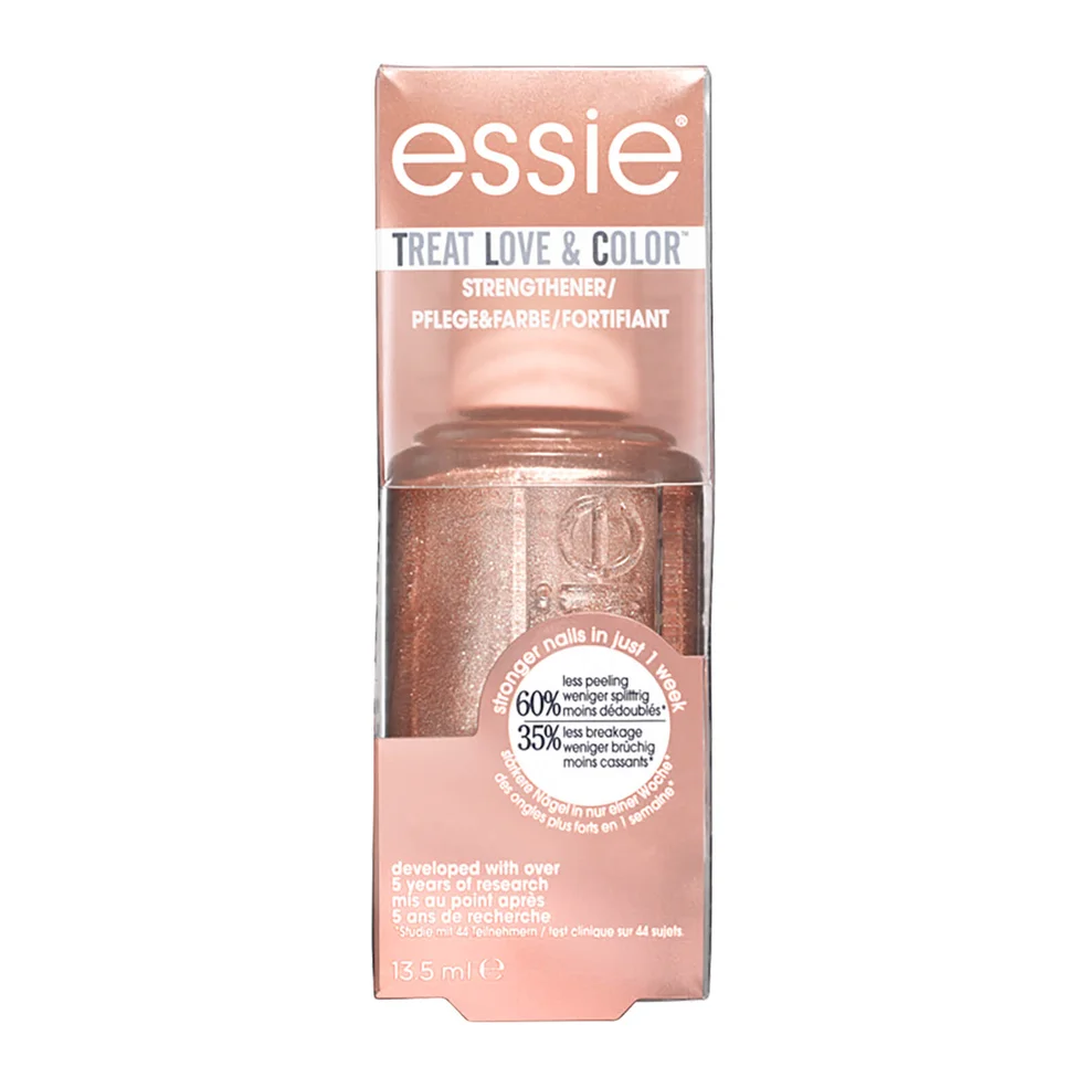 essie TLC Metallic Glow the Distance Rose Gold Nail Polish 13.5ml Image 1