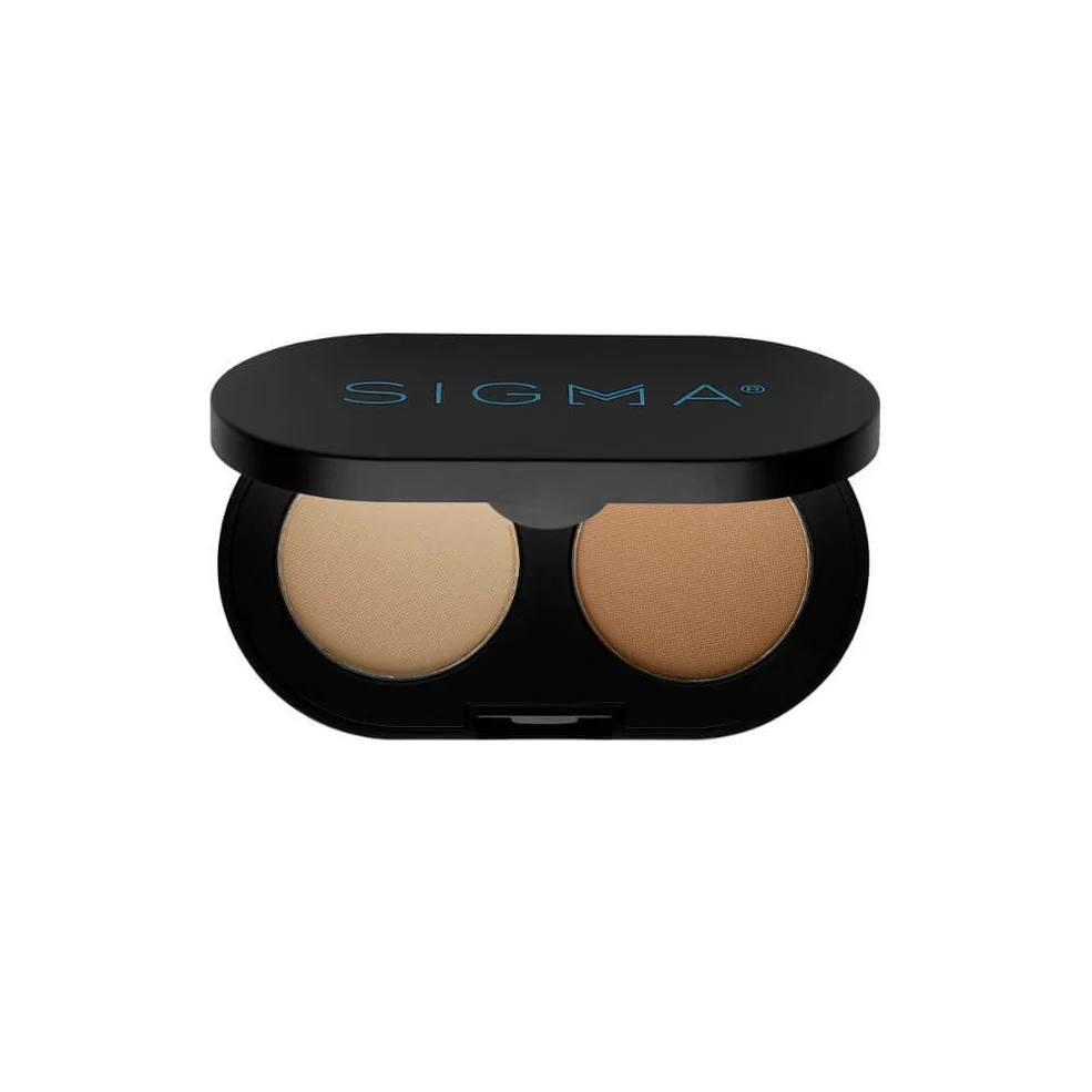 Sigma Color + Shape Brow Powder Duo (Various Shades) Image 1