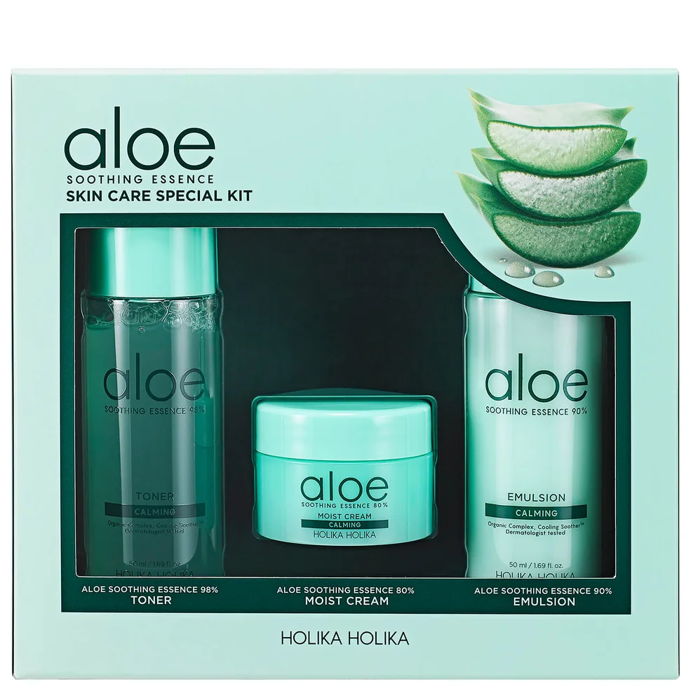 Holika Holika Aloe Soothing Essence Skin Care Special Kit Image 1