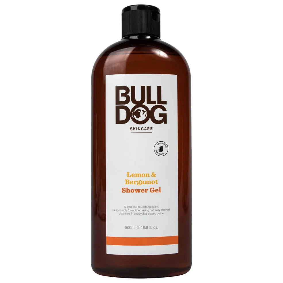 Bulldog Skincare Lemon & Bergamot Shower Gel 500ml Image 1