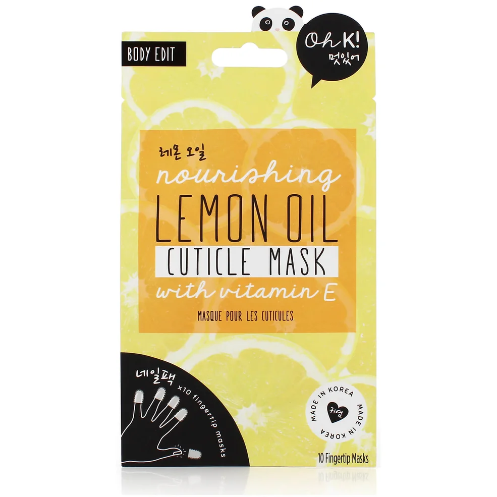 Oh K! Lemon Cuticle Finger Mask 6g Image 1