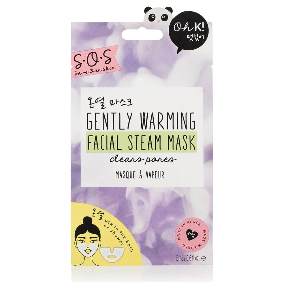 Oh K! SOS Gently Warming Facial Steam Mask 18ml Image 1