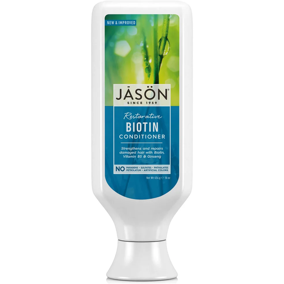 JASON Hair Care Biotin and Hyaluronic Acid Conditioner 454g Image 1