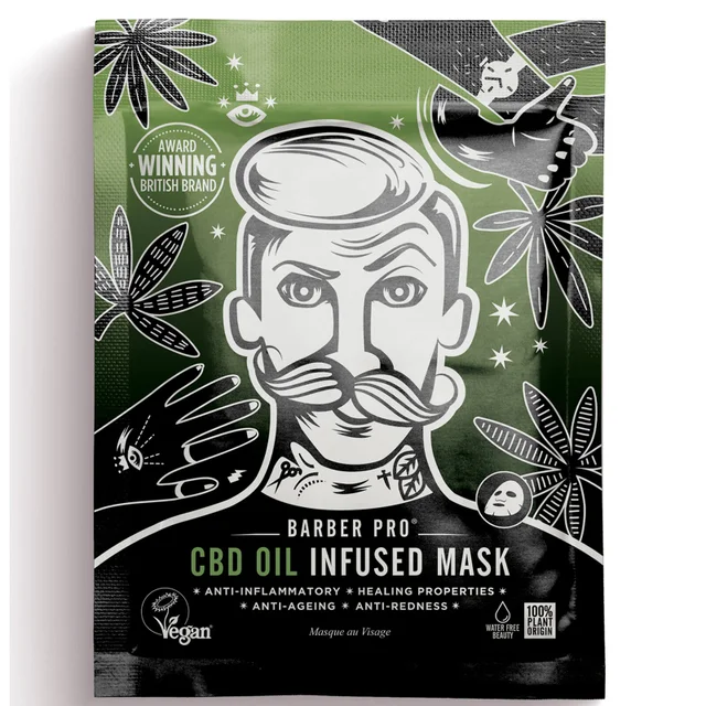 BARBER PRO CBD Oil Infused Mask 30g