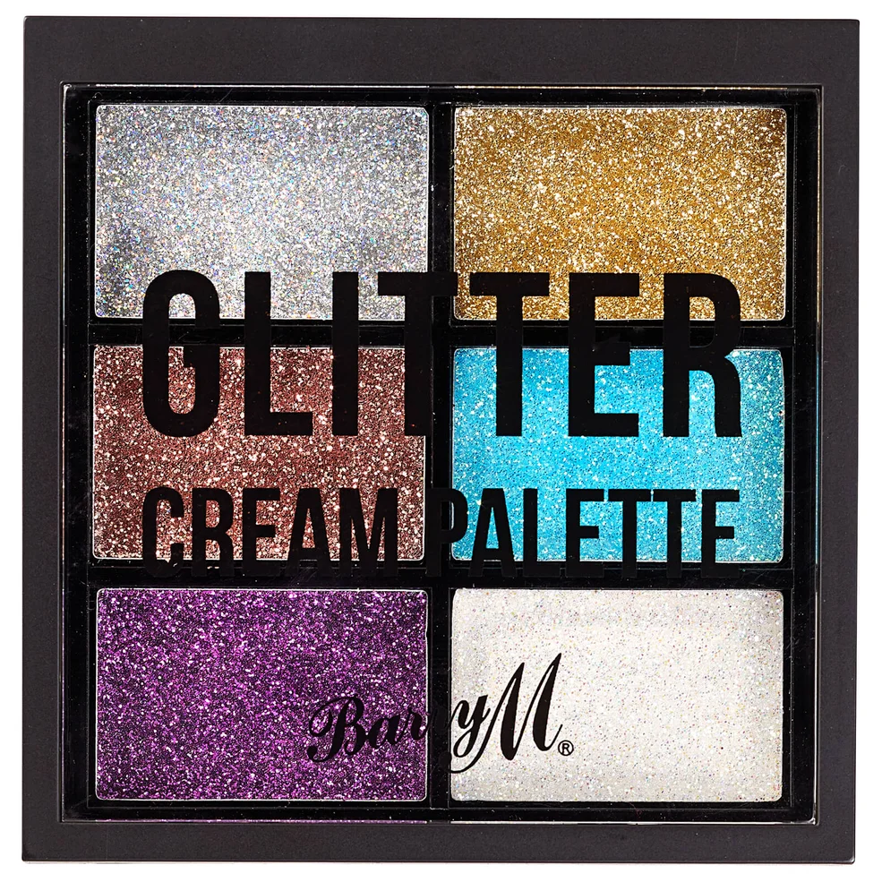 Barry M Cosmetics Glitter Cream Palette 2 Image 1