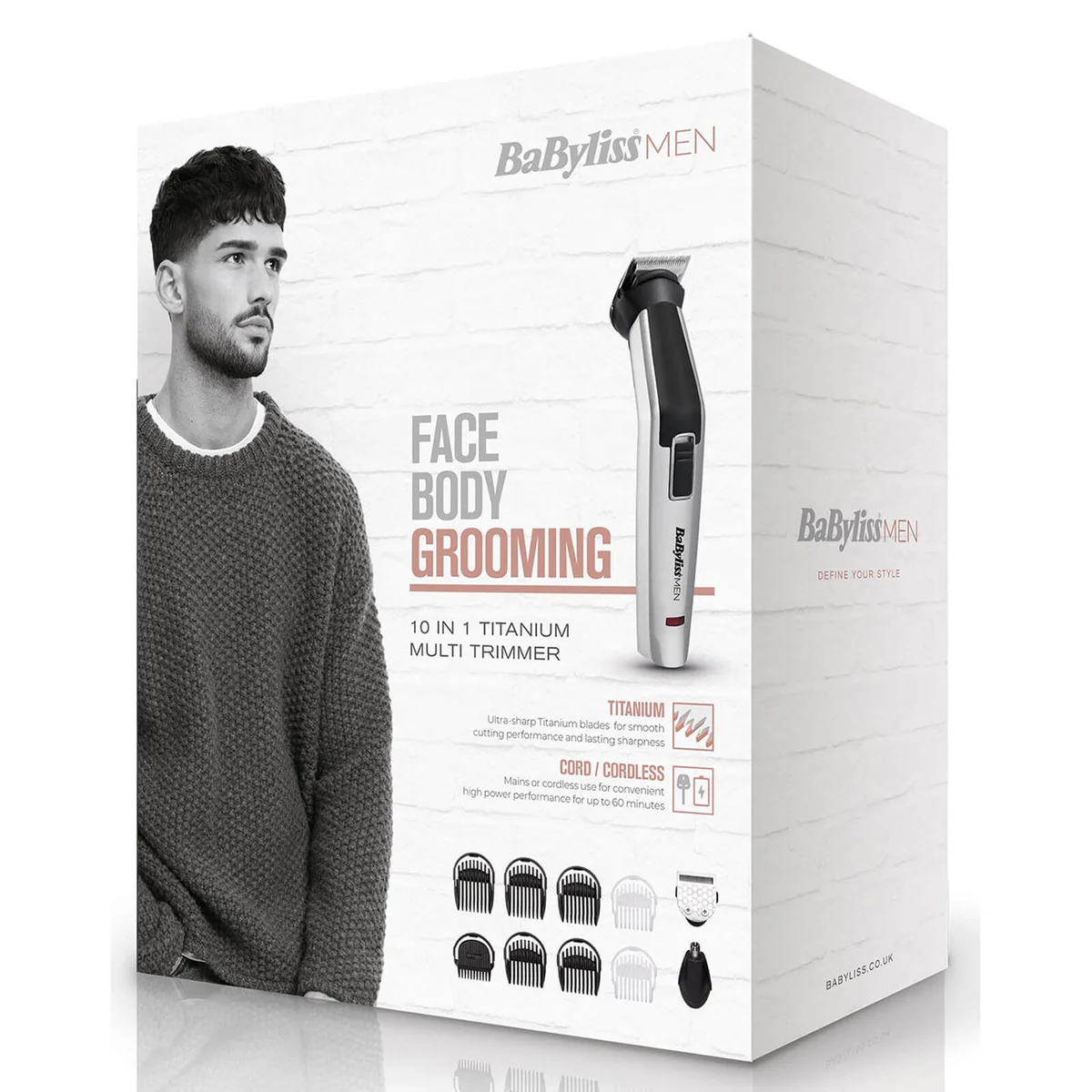 BaByliss 10-in-1 Titanium Multi Trimmer Kit LOOKFANTASTIC