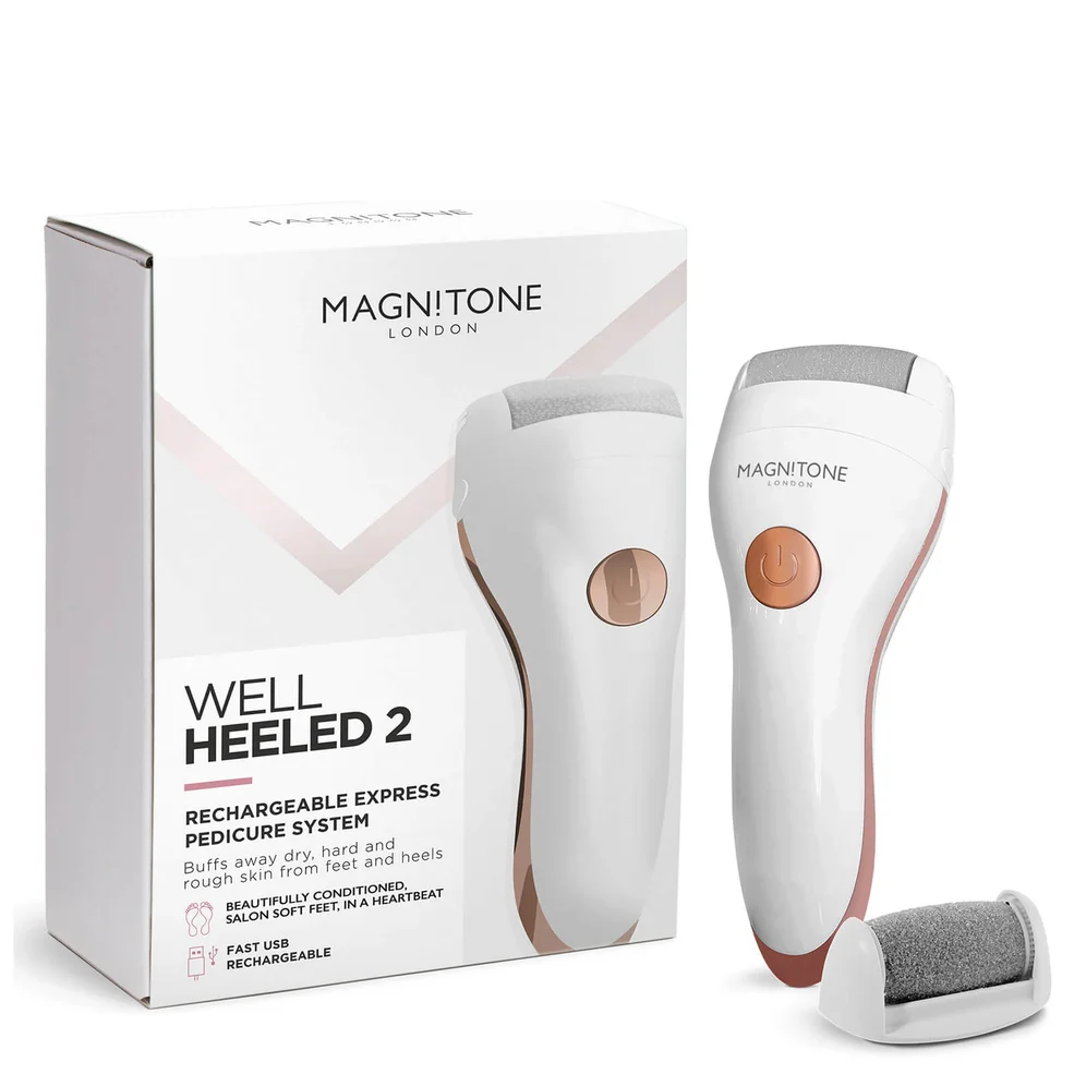 MAGNITONE London Well Heeled 2 Rechargeable Express Pedi - White Image 1