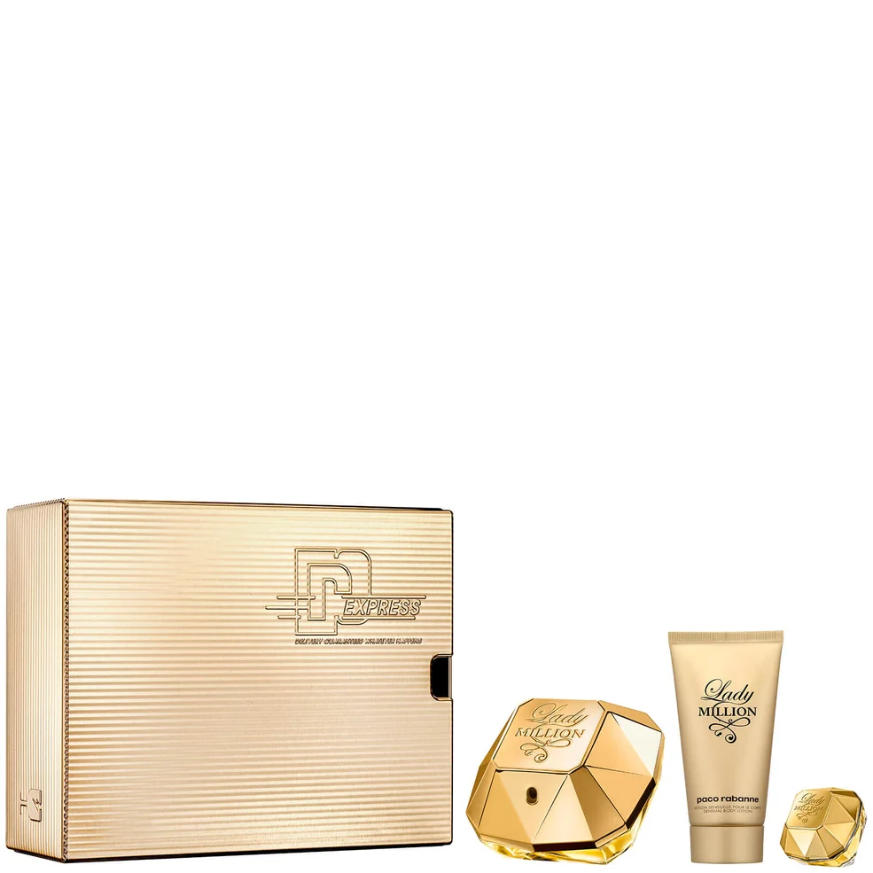 Paco Rabanne Lady Million Eau de Parfum 50ml Gift Set LOOKFANTASTIC