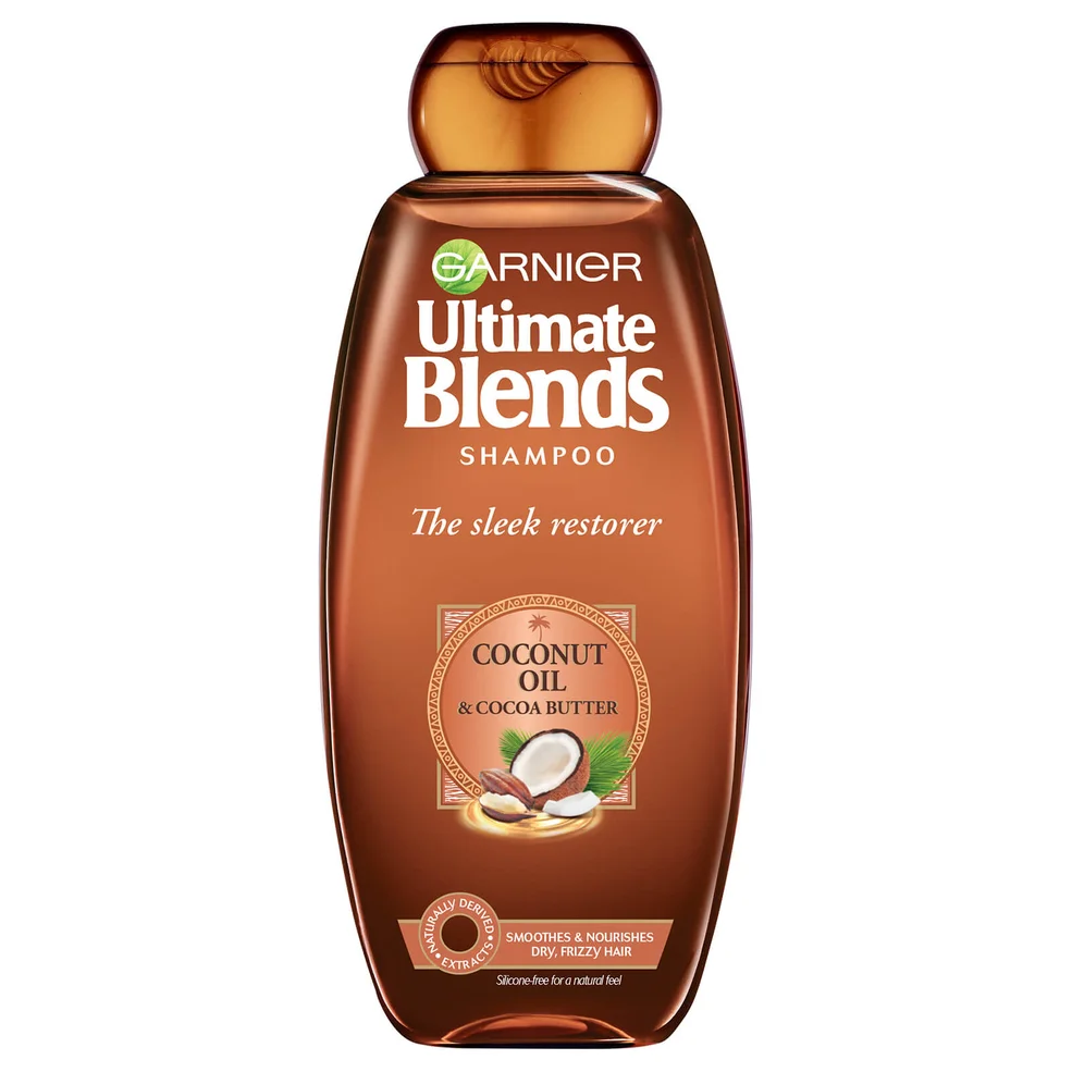 Garnier Ultimate Blends Coconut Oil Frizzy Hair Shampoo 360ml Image 1