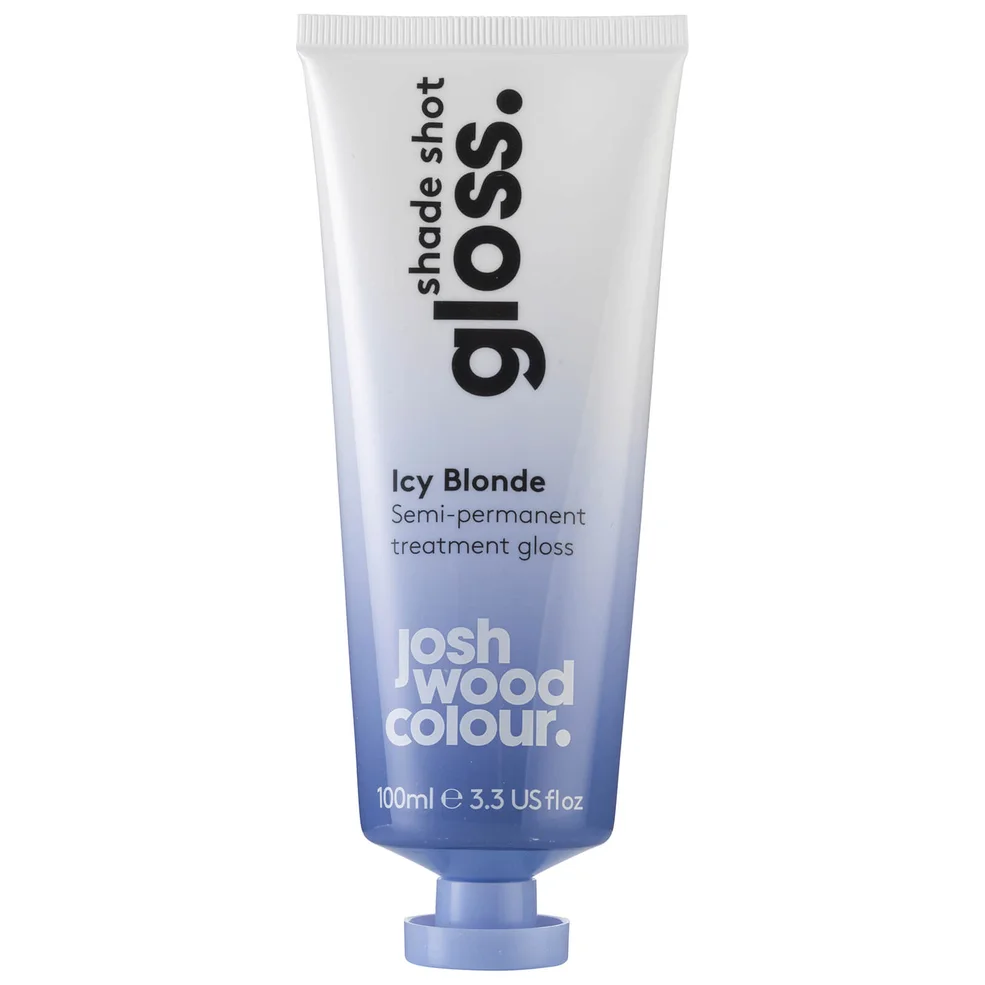Josh Wood Colour Shade Shot Gloss Icy Blonde Treatment 100ml Image 1