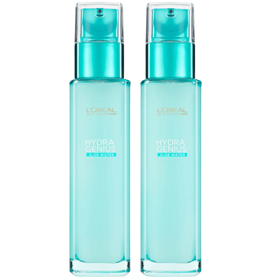 L'Oréal Paris Hydra Genius Liquid Care Moisturiser for Normal Combination Skin 70ml 2 Pack Exclusive Image 1