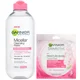Garnier Micellar Water Sensitive Skin and Hydrating Moisture Bomb Face Sheet Mask Kit Exclusive (Worth £8.98)