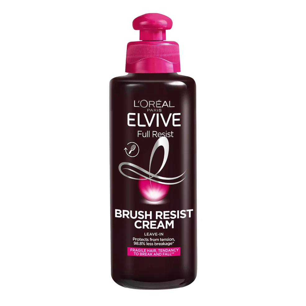 L'Oreal Elvive Full Resist Fragile Hair Brush Resist Cream with Biotin, for Hair Fall 200ml Image 1