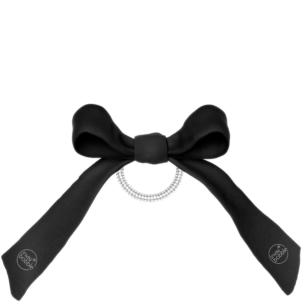 invisibobble Fashion Wrapstar Black Snake Print Hair Bow Image 1