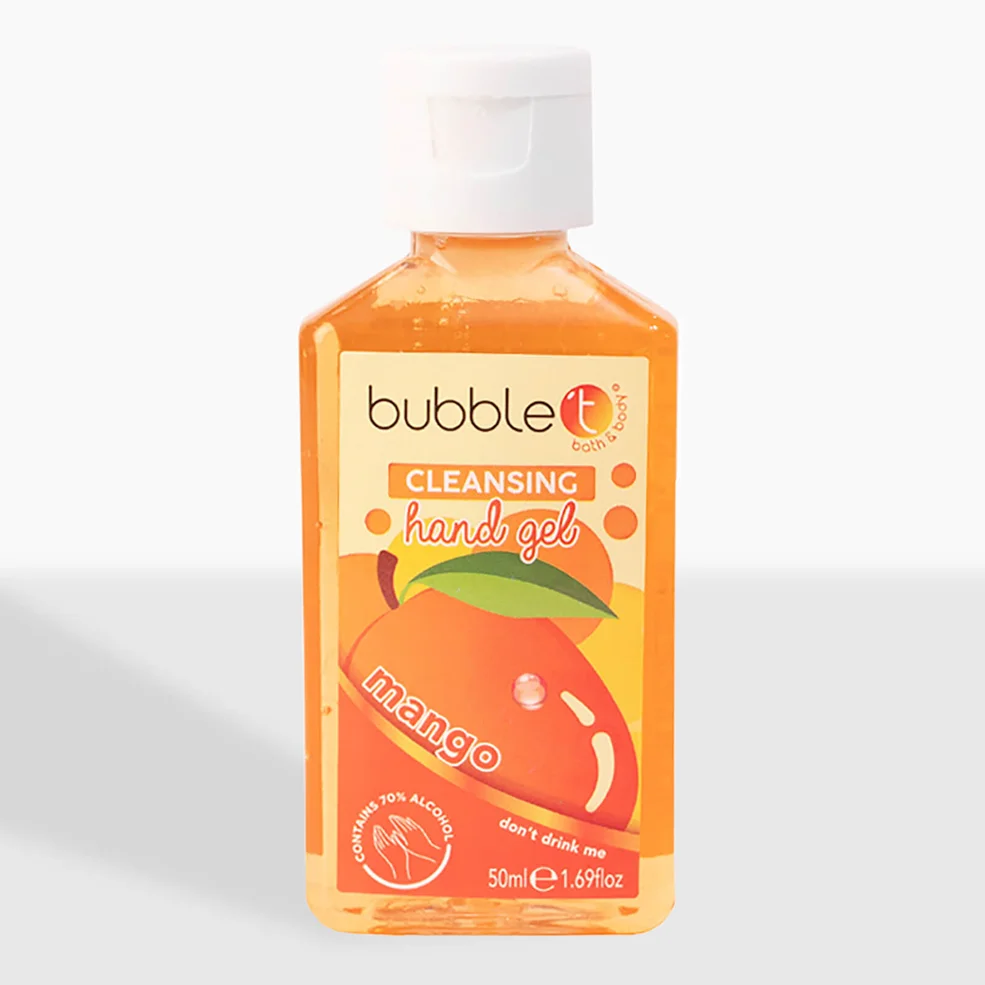 Bubble T Hand Cleansing Gel - Mango 50ml Image 1