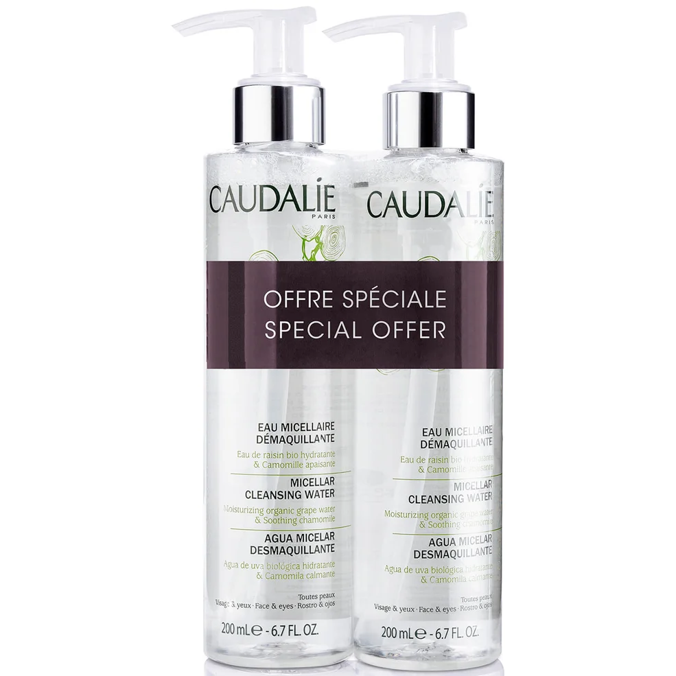 Caudalie Micellar Cleansing Water Duo 2 x 200ml Image 1