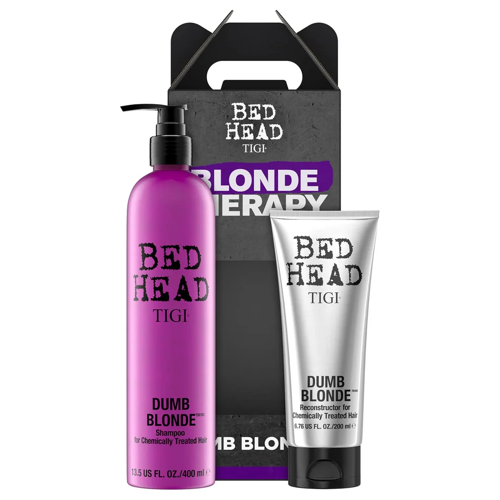 TIGI Bed Head Dumb Blonde Shampoo and Conditioner Duo for Blonde Hair Image 1