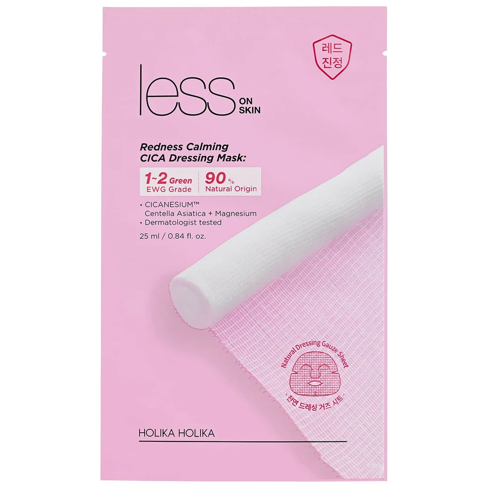 Holika Holika Less On Skin Redness Calming CICA Dressing Mask 25ml Image 1
