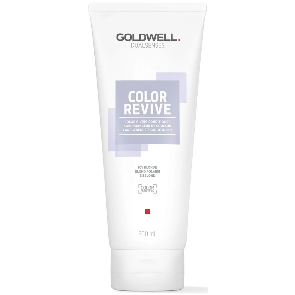 Goldwell Dualsenses Color Revive Color Giving Conditioner To Refresh And Intensify Hair Colour, Icy Blonde 200ml Image 1