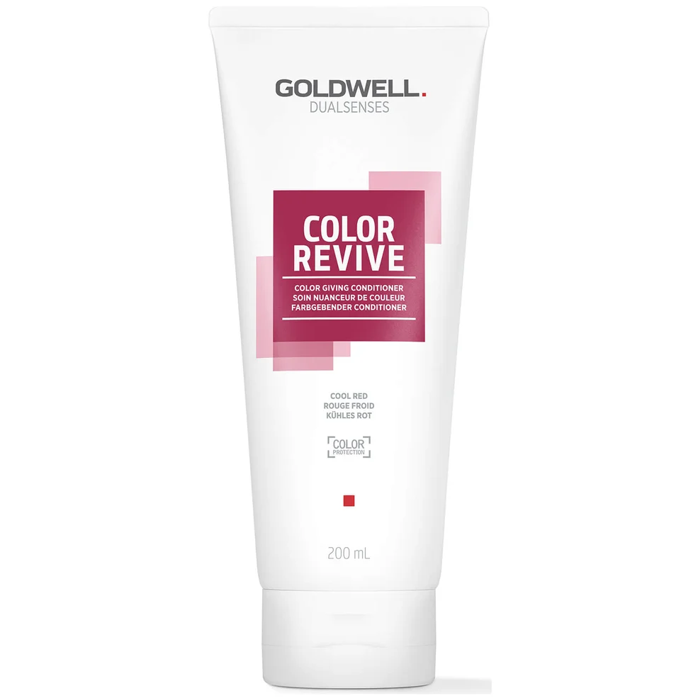 Goldwell Dualsenses Color Revive Color Giving Conditioner To Refresh And Intensify Hair Colour, Cool Red 200ml Image 1