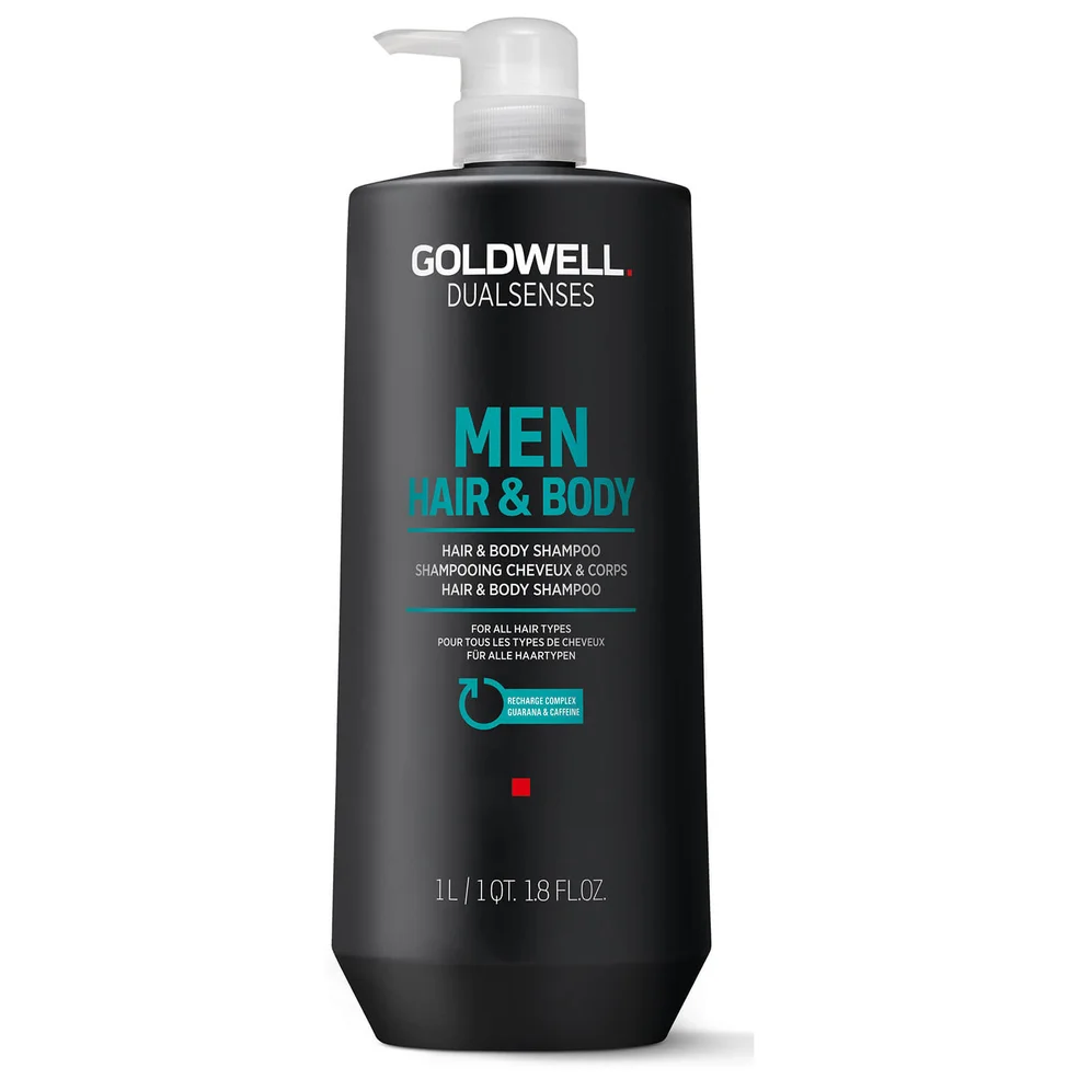 Goldwell Dualsenses Men's Hair & Body Shampoo 1000ml (Worth £64) Image 1