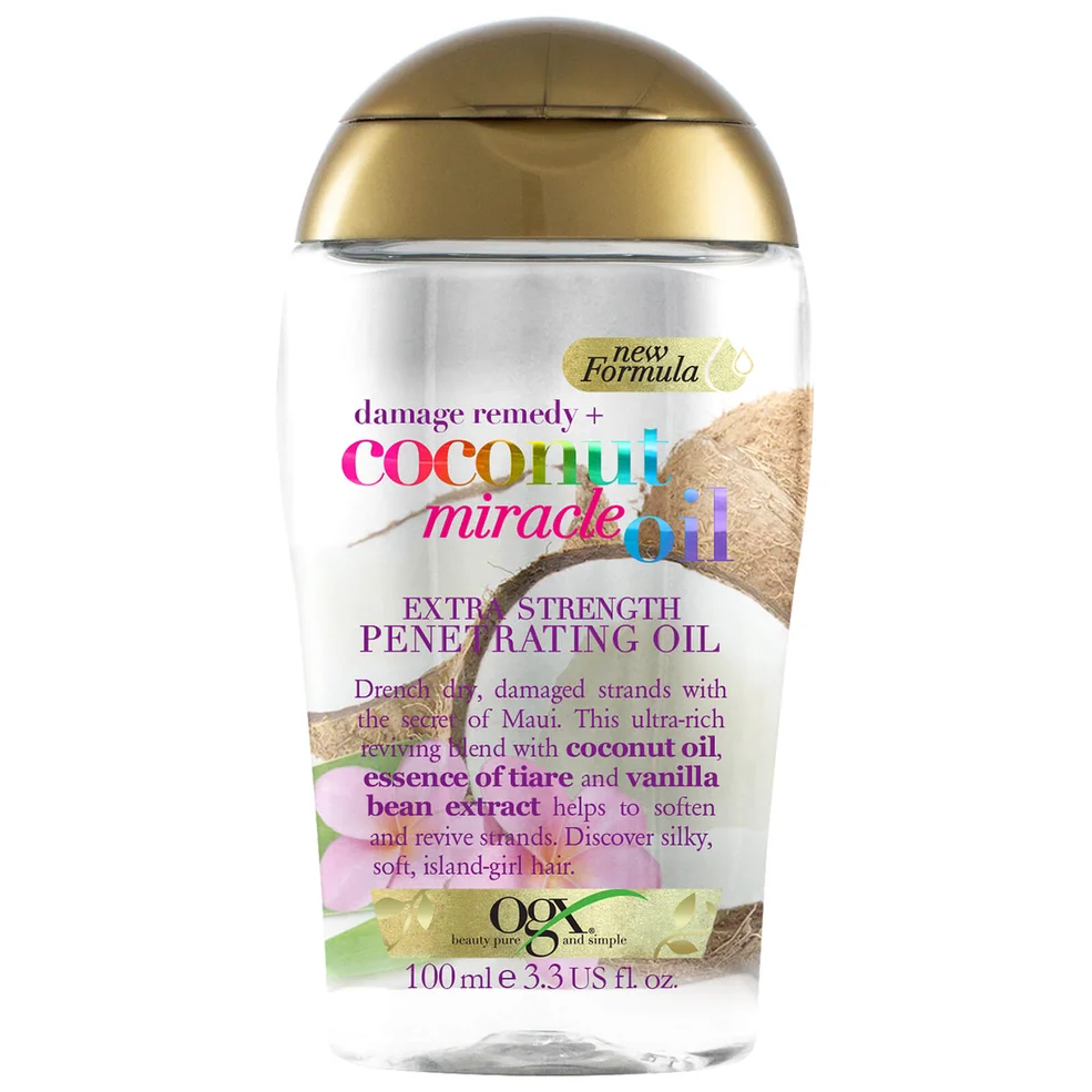 OGX Damage Remedy+ Coconut Miracle Oil Extra Strength Penetrating Oil 100ml Image 1