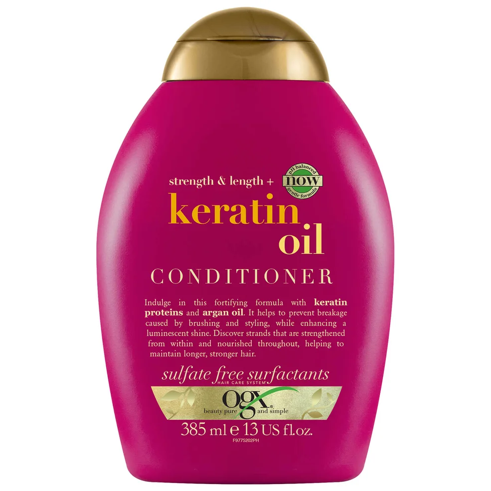 OGX Anti-Breakage+ Keratin Oil Conditioner 385ml Image 1