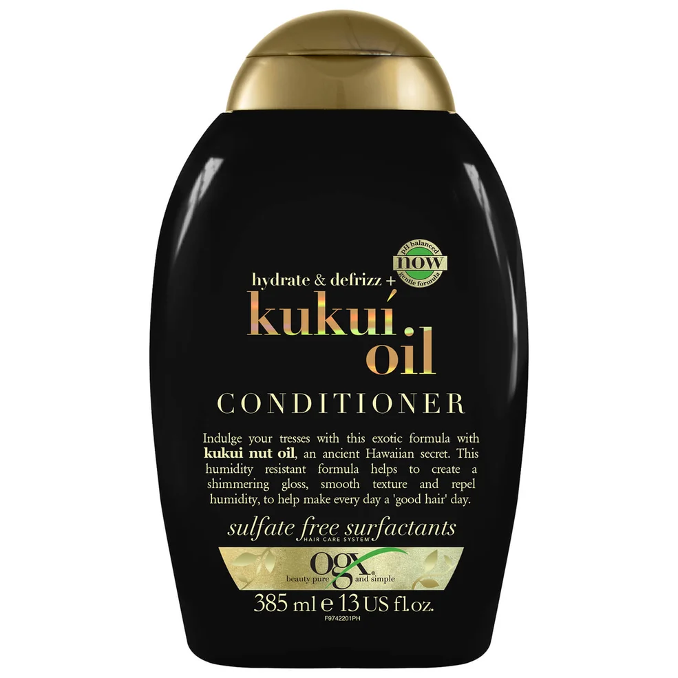 OGX Hydrate & Defrizz+ Kukui Oil Conditioner 385ml Image 1