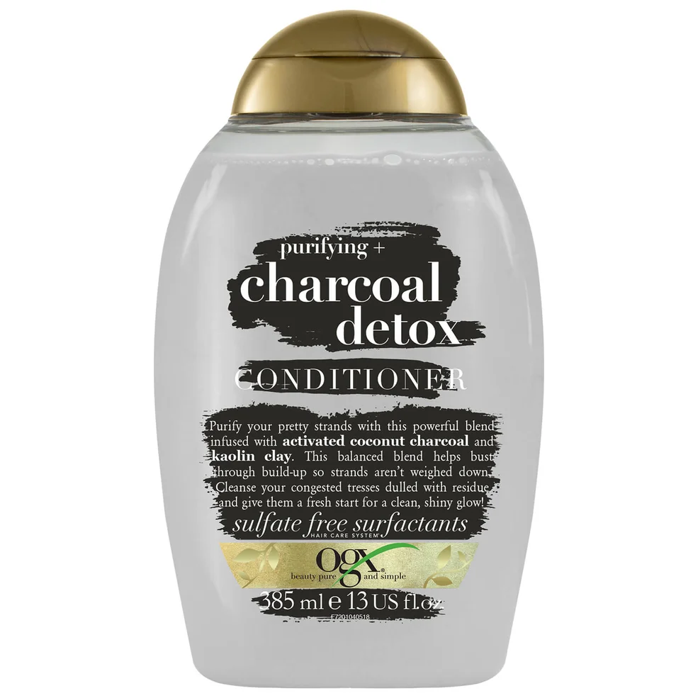 OGX Purifying+ Charcoal Detox Conditioner 385ml Image 1