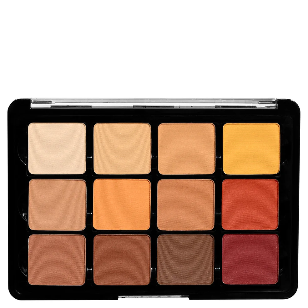 Viseart Palette 12 Paupières Eyeshadow Palette 10 Warm Mattes Image 1