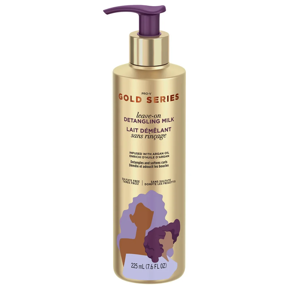 Pantene Gold Series Leave-in Detangling Tames Frizz Milk 225ml Image 1
