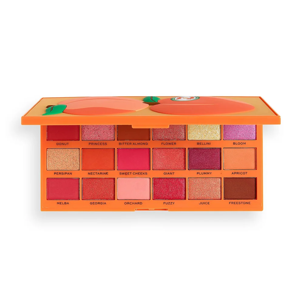 I Heart Revolution Eye Shadow Palette - Tasty Peach Image 1