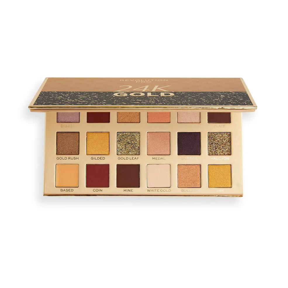 Revolution Pro 24K Gold Eye Shadow Palette Image 1