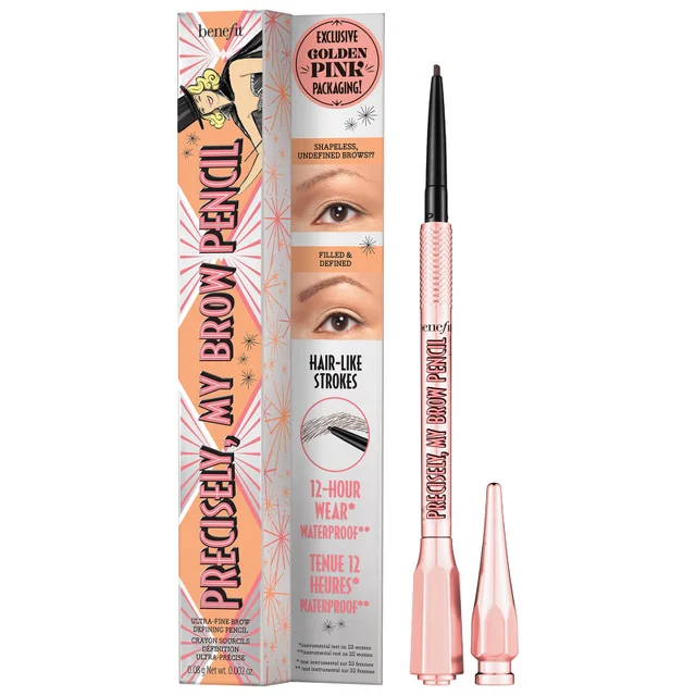 benefit Rose Gold Precisely My Brow Ultra Fine Shape & Define Pencil Exclusive (Various Shades)