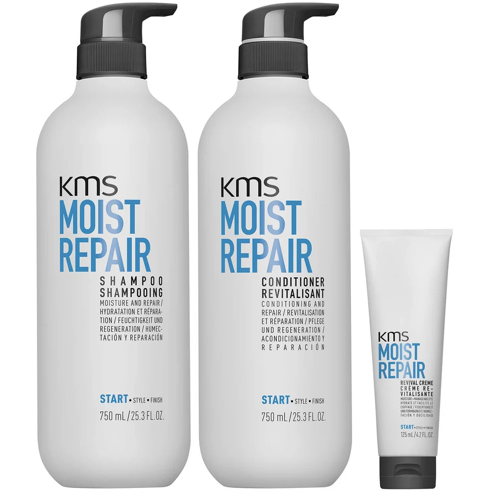 KMS Moist Repair Supersize Bundle For Dry, Damaged Hair (Worth £113.50) Image 1